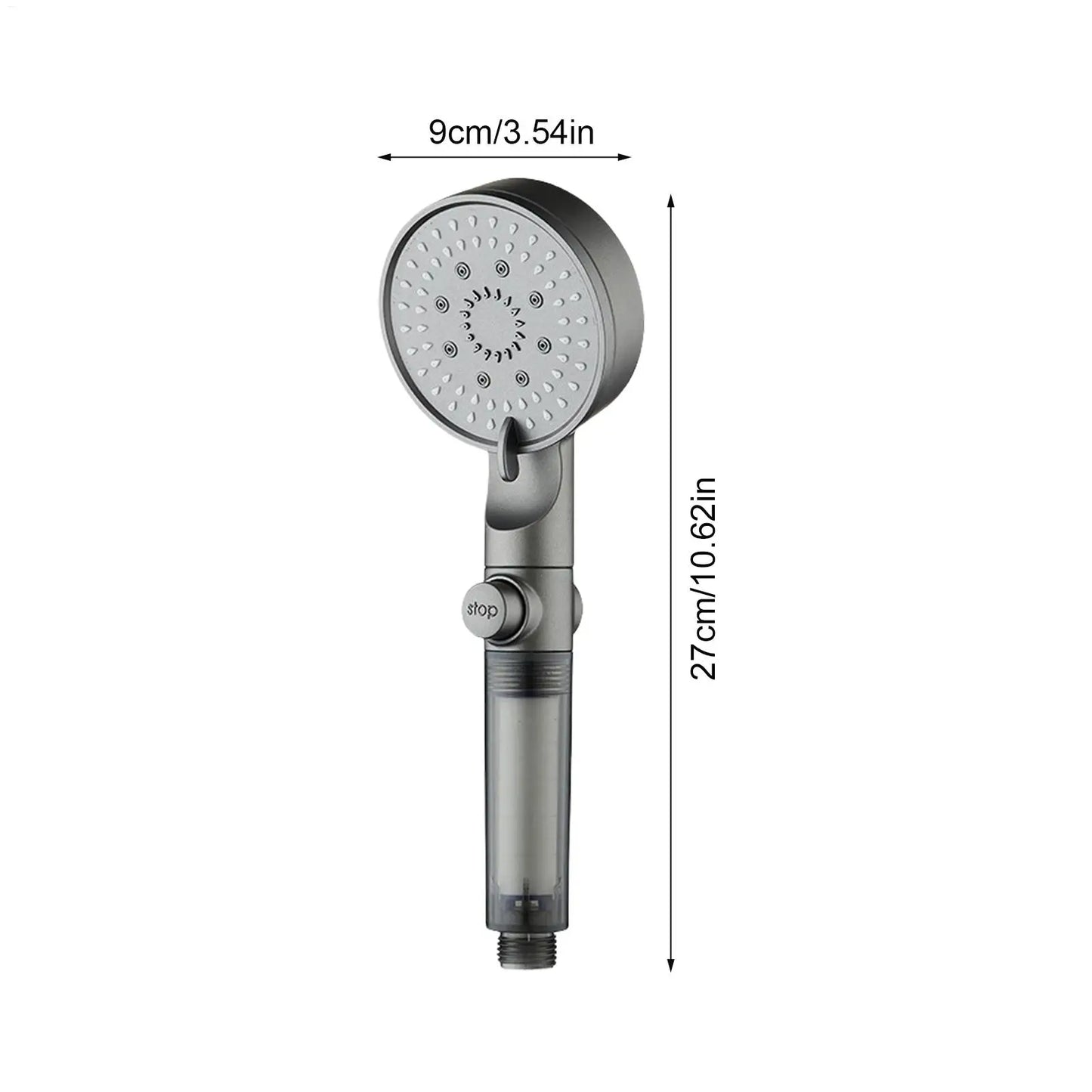 Transform Your Shower Experience with the High Pressure Shower Head – 5 Modes, Built-In Filter & Silicone Nozzles