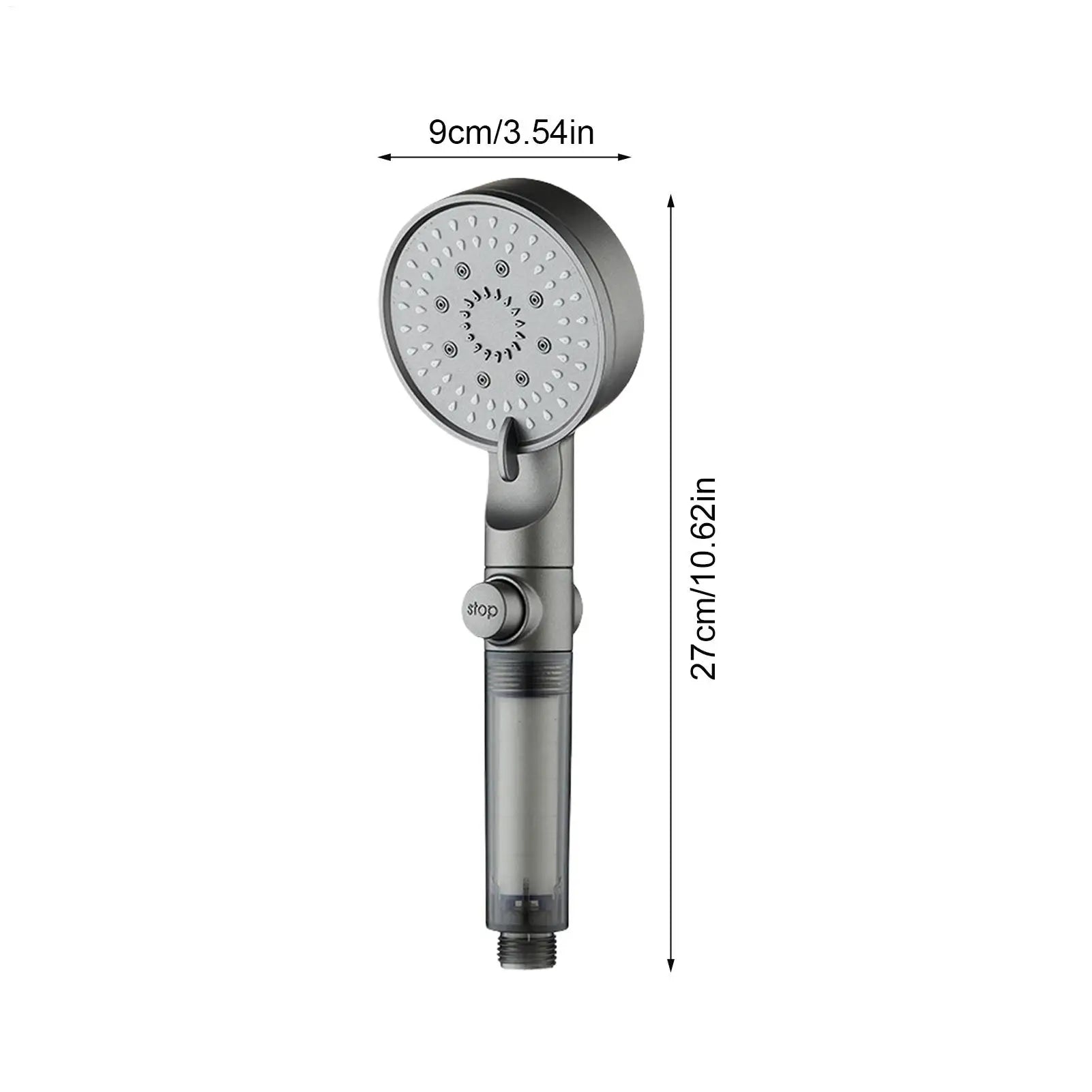 Transform Your Shower Experience with the High Pressure Shower Head – 5 Modes, Built-In Filter & Silicone Nozzles